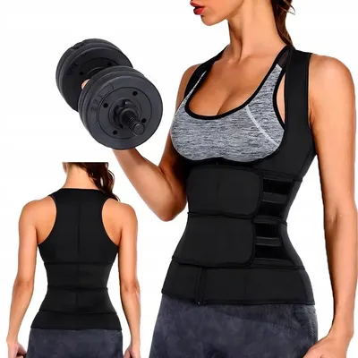 Immagine prodotto di Gilet fitness da donna in neoprene, sport, allenamento, XL