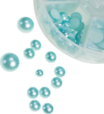 Strasssteine Cabochons Kunststoff helltürkis