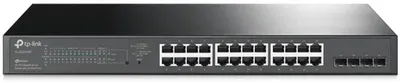 Obrázek produktu pro TP-Link JetStream TL-SG2428P, Řízený, L2/L2+, Gigabit Ethernet (10/100/1000), Podpora napájení po Ethernetu (PoE), Instalace do racku, 1U