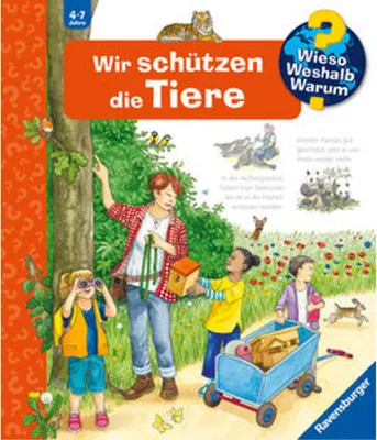 Obrázek produktu pro Ravensburger Wieso? Weshalb? Warum?, Band 43: Wir schützen die Tiere