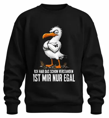 Produktbild von Ich hab das schon verstanden ist mir nur Statement Sarkasmus Sweatshirt Pullover, Schwarz, L
