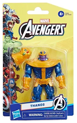 Obrázek produktu pro Marvel Avengers Epic Hero Series Thanos Deluxe, 4 rok/roky, Modrá, Žlutá