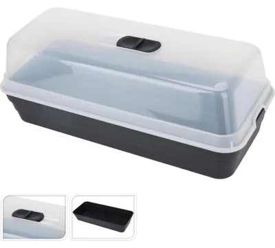 Produktbild von Growbox 53x23x20 cm anthrazit | 4 Stück