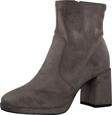 Produktbild von s.Oliver Damen Stiefelette Karree Stretch elastischer Schaft Plateau 5-25320-41, Größe:37 EU, Farbe:Braun