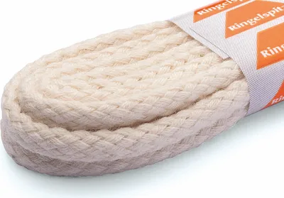 Produktbild von RINGELSPITZ - Kordel Schnürsenkel – Robust und Stilvoll für Jeden Tag - 90 cm, natur