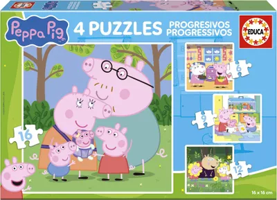 Obrázek produktu pro Puzzle 4w1 Świnka Peppa 113785