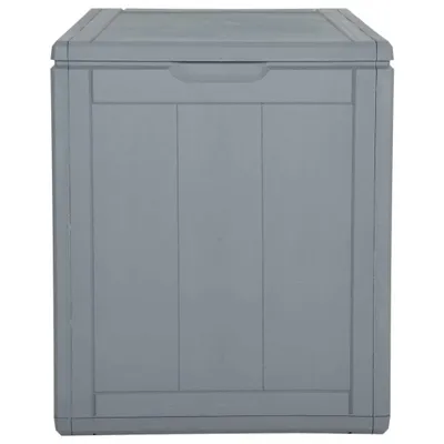 Produktbild von "Winter Sale" Garten-Aufbewahrungsbox 90 L Grau PP-Holzoptik - clorisNeu704544 - Gartenboxen