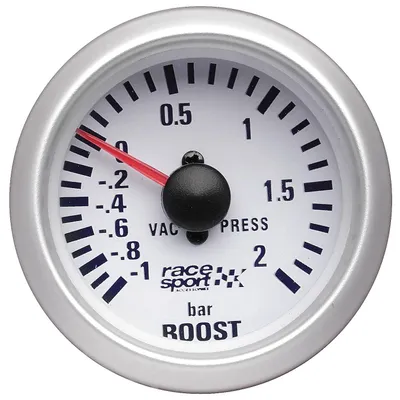 Imagen del producto de Sumex gaug701: Manómetro para competición, modelo Race Sport Turbo, de 52 mm y 12 V