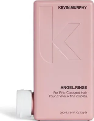 A product shot of a pink bottle of Kevin Murphy Angel Rinse conditioner.