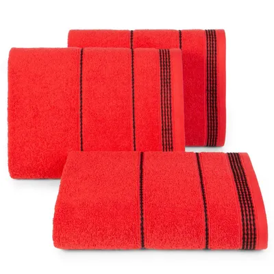 Zdjęcie produktu dla Eurofirany 352581, 50 x 90 cm, Bawełna, Poliester, Czerwony, 1 szt.