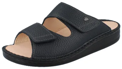 Immagine prodotto di Finn Comfort Riad mulo da uomo, pelle, Night (blu), confortevole, plantare estraibile - sandalo / mulo da uomo, blu, pelle (hillcrest)