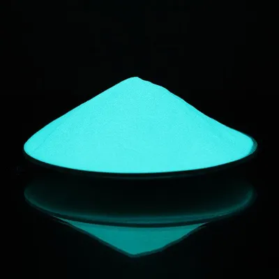 Produktbild von Türkisfarbenes Pigment-Leuchtpulver, das im Dunkeln leuchtet, 1 kg