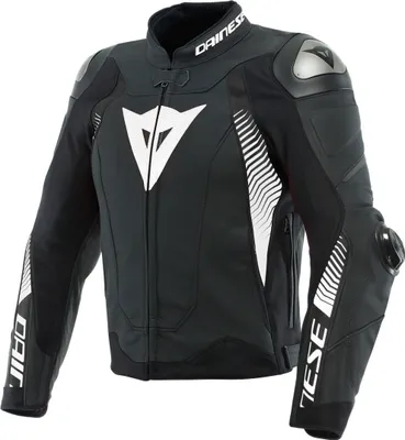Produktbild von Dainese Super Speed 4 Motorrad Lederjacke, schwarz/weiß, 56