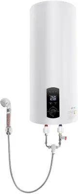 Obrázok produktu pre Elektrický ohrievač vody - 60 litrov - 2000 W - horizontálny - nerezová oceľ - určený do kúpeľne a kuchyne