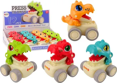 Zdjęcie produktu dla Nd24_18080 Autko Dinozaur Jezdzacy Z Napedem Auto
