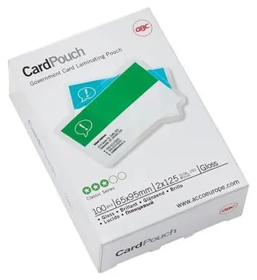 Image de GBC Card Pouch pochette plastique 100 pièce(s)