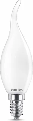 Produktbild von Philips Filament-Kerzenlampe, BA35 E14, Milchglas, 25 W, 2,2 W, 25 W, E14, 250 lm, 15000 h, Warmweiß