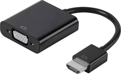Zdjęcie produktu dla ViVanco™CA HDVGA 11 0,1 m HDMI Typ A (Standard) VGA (D-Sub) + 3,5 mm Czarny