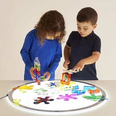 Produktbild von Tickit Rundes Lichtpanel 60cm, 0,5 Jahr(e), Weiß, Silber