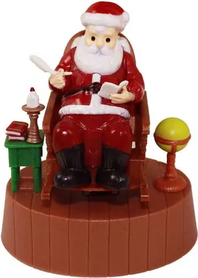 Produktbild von HAAC Solar Wackelfigur Wackelweihnachtsmann Nikolaus Weihnachtsmann 10 cm