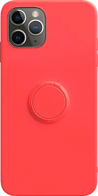 Produktbild von Hülle für Apple iPhone Xs Max - Ring Silikon Schutzhülle Handyhülle Case - Rot