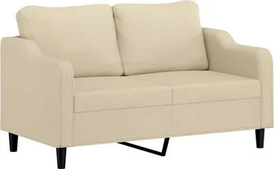 Obrázok produktu pre vidaXL 2-miestna pohovka Cream 140 cm Látka