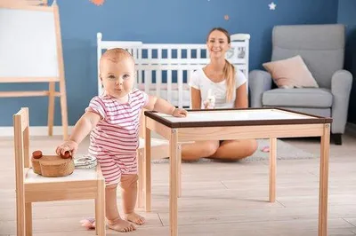 Produktbild von Famanu Eckenschutz Baby - Eckenschutz für Tische, 6 cm Türschutz, 8 Eckenschützer, 2 Fingerprotektoren, Braun
