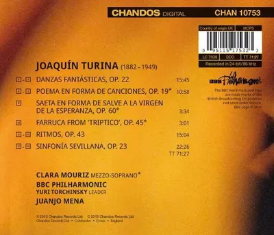 Produktbild von Mena/Mouriz/BBC Philharmonic: Danzas Phantasticas-Orchesterw