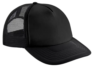 Immagine prodotto di Beechfield - Cappellino trucker snapback per bambini LT2217 (taglia unica) (nero)