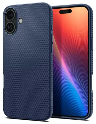 Immagine prodotto di Spigen Liquid Air Apple iPhone 16 Marineblau
