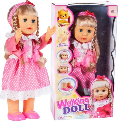 Obrázek produktu pro Funkční panenka MalPlay Belinda 40 cm | zpívající chodící realistická holčička | stojící panenka s dlouhými vlasy pro úpravu | velká stojící panenka | | panenka se sadou doplňků od 3 let věku dítěte