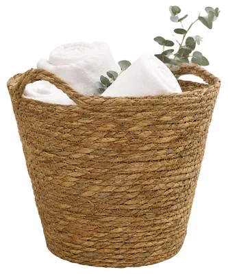 Produktbild von Aufbewahrungskorb Bali - rund - Seegras - braun - 29 x 27 cm - dekorativ - mit Griffen