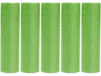 Produktbild von 5 Rollen Papier Luftschlangen hellgrün | schwer entflammbar