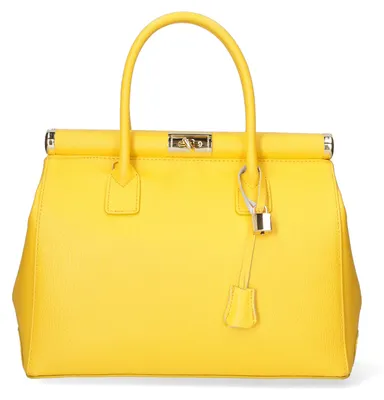 Obrázok produktu pre Kabelka Aleria Dámska Kožená Biela Italy Bianco UNICA 35x26x16 cm
