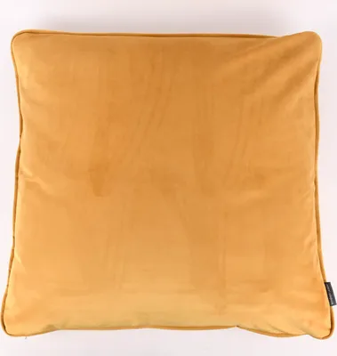 Produktbild von SCHÖNER LEBEN. Samtkissen mit Keder senfgelb 70x70cm
