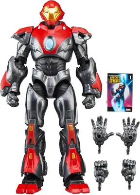Imagen del producto de Figura Ultimate Iron Man Marvel Legends Articulada 15 cms