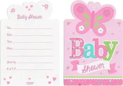 Produktbild von Amscan 491458, Baby-Dusche, Mehrfarbig, 8 Stück(e), 108 mm, 158 mm