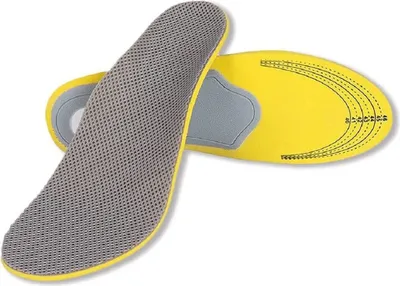 Produktbild von COOL-I® Orthopädische 3D-Einlegesohlen – Atmungsaktive Schuheinlagen bei Plattfuß, Fersensporn & Fußschmerzen – Zuschneidbar & stoßdämpfend (DE40-46)
