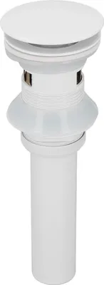 Image de Pop Up Drain Stopper Press Bounce Deodorization Bathroom Sink Drain for Home White With Hole
