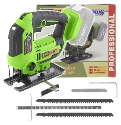 Immagine prodotto di Seghetto alternativo a batteria Procraft ST22 20 V 80 mm Brushless Solo - senza batteria, senza caricabatteria