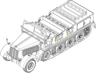 Produktbild von Trumpeter 07403 - 1/72 Sd.Kfz.8 Schwerer Zugkraftwagen 12t - Neu