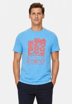 Produktbild von Timezone Kurzarm T-Shirt Rundhalsausschnitt Frontprint Größe: L