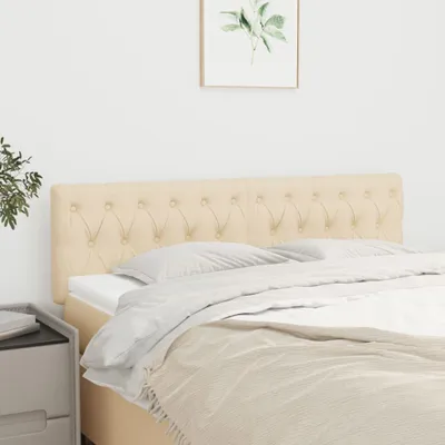 Produktbild von Möbel Kopfteile 2 Stk. Creme 80x7x78/88 cm Stoff - Kopfteile 346359