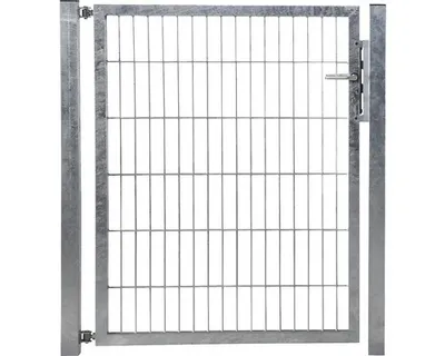 Zdjęcie produktu dla Alberts 646738 Bramka pojedyncza Flexo z akcesoriami, ocynkowana ogniowo, szerokość 100 cm, wysokość 120 cm