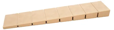 Produktbild von 10x sossai Möbelkeile mit Soll-Bruchstelle in Beige Unterlegkeile Ausgleichskeile
