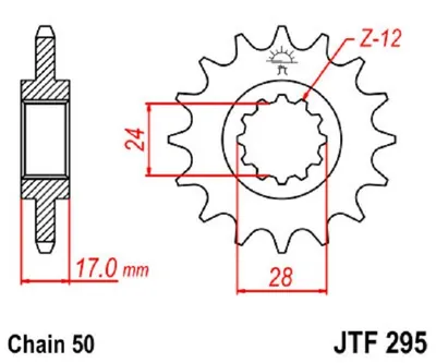 Zdjęcie produktu dla Ritzel 14Z 530