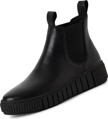 Chelsea Boots Schwarz Schuhe Tamaris Boots Tamaris Damen Leder
