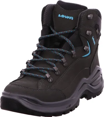 Produktbild von Lowa Damen Wanderstiefel RENEGADE EVO GTX 28031-9, 28031-5.5, 28031-6, 28031-6.5, 28031-7, 28031-7.5, 28031-8, 28031-8.5, 30776-37.5, 30776-40 LOW-321917 asphalt/türkis 9