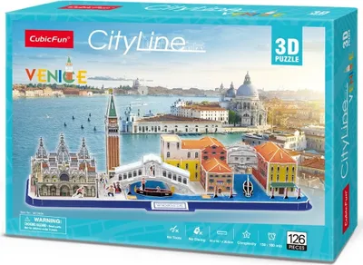 Produktbild von CubicFun Cubicfun Puzzle 3D City Line Venice 20269