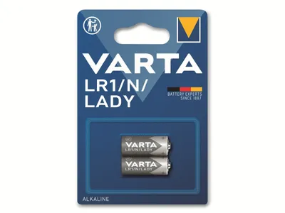 Varta High Energy Lady Batterie – LR1, 1,5 V, Mit Erhöhter Leistung Für Energiehungrige Geräte